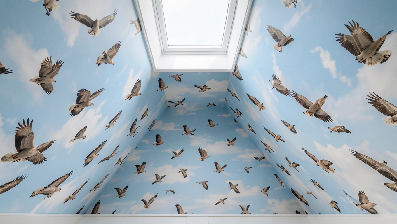 fototapeta na skosach