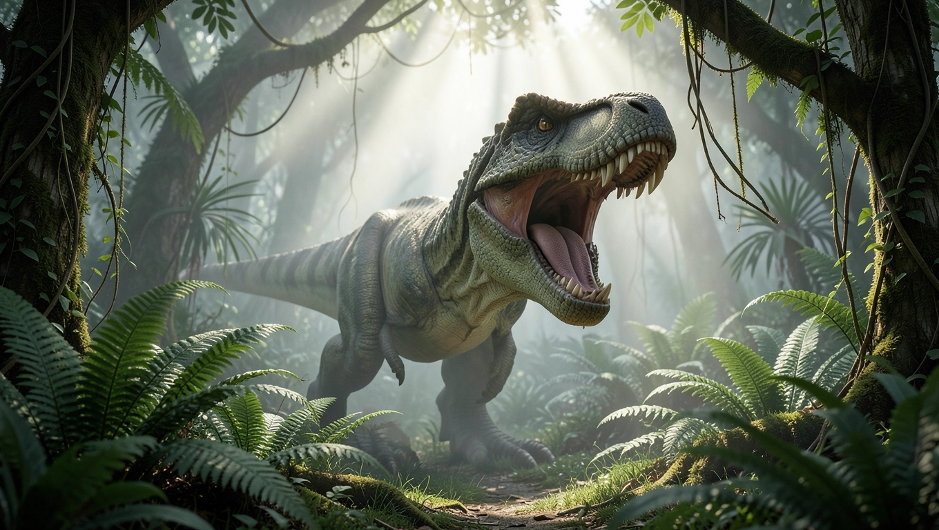 Fototapety 3D dinozaury młodzieżowe