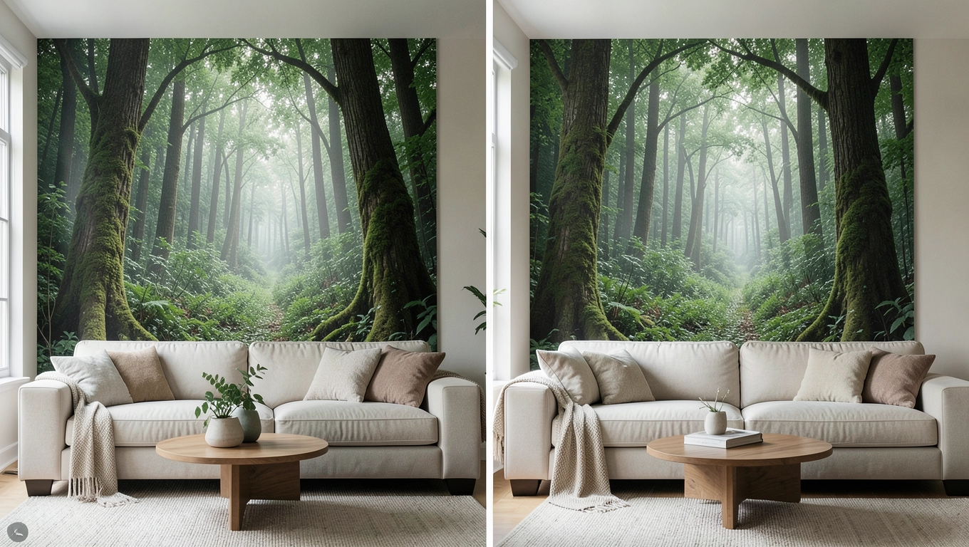 Fototapety 5D: tania metamorfoza salonu bez bałaganu