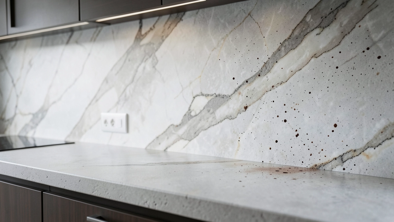 Fototapety z marmurem i betonem do kuchni