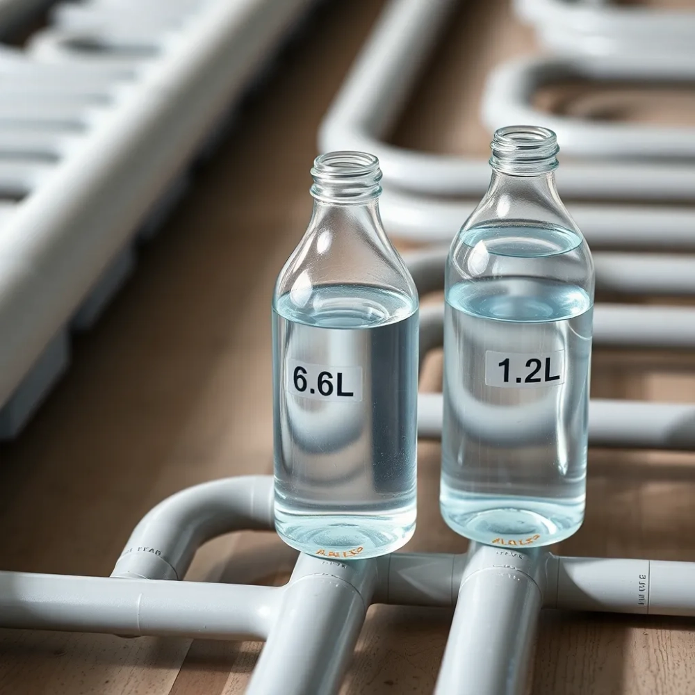 Ile wody w m2 podłogówki