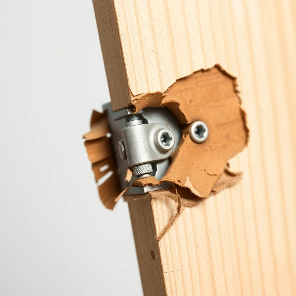 Jak naprawić wyrwany zawias w drzwiach pokojowych