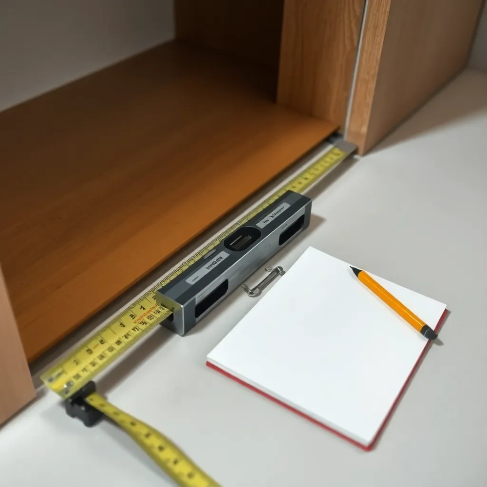 Jak obliczyć wysokość drzwi do szafy przesuwnej