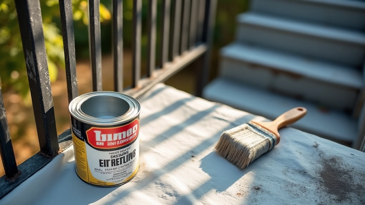 jak pomalować balustradę balkonową