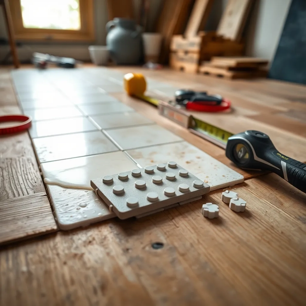 Jak przykleić płytki do drewna