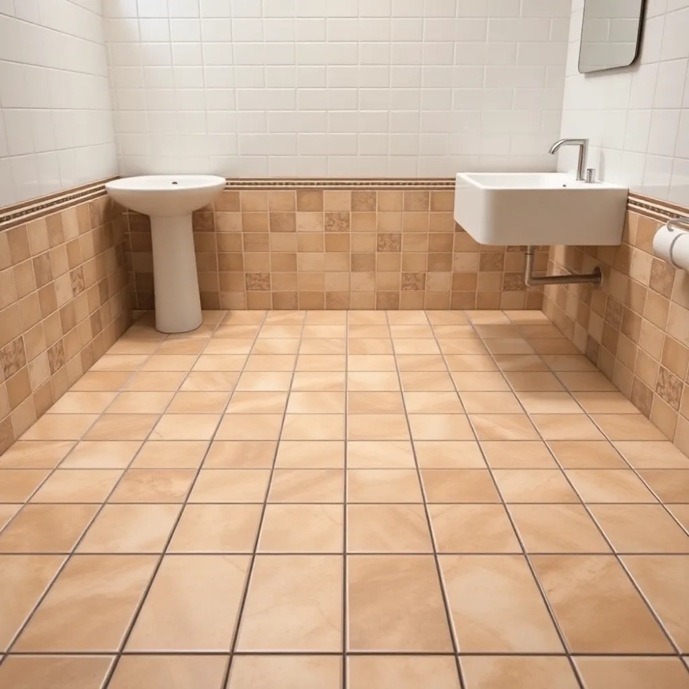 Jak ułożyć płytki w małej łazience na podłodze