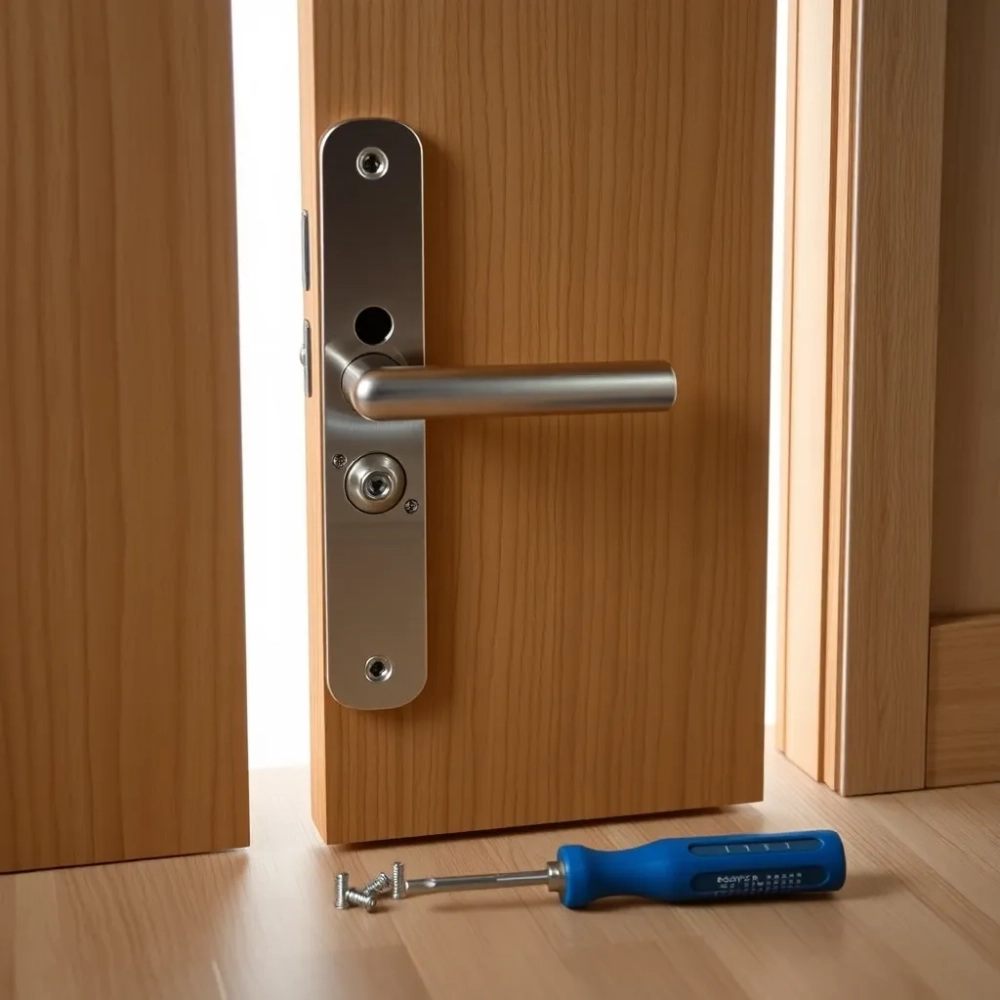 Jak wymienić klamkę w drzwiach