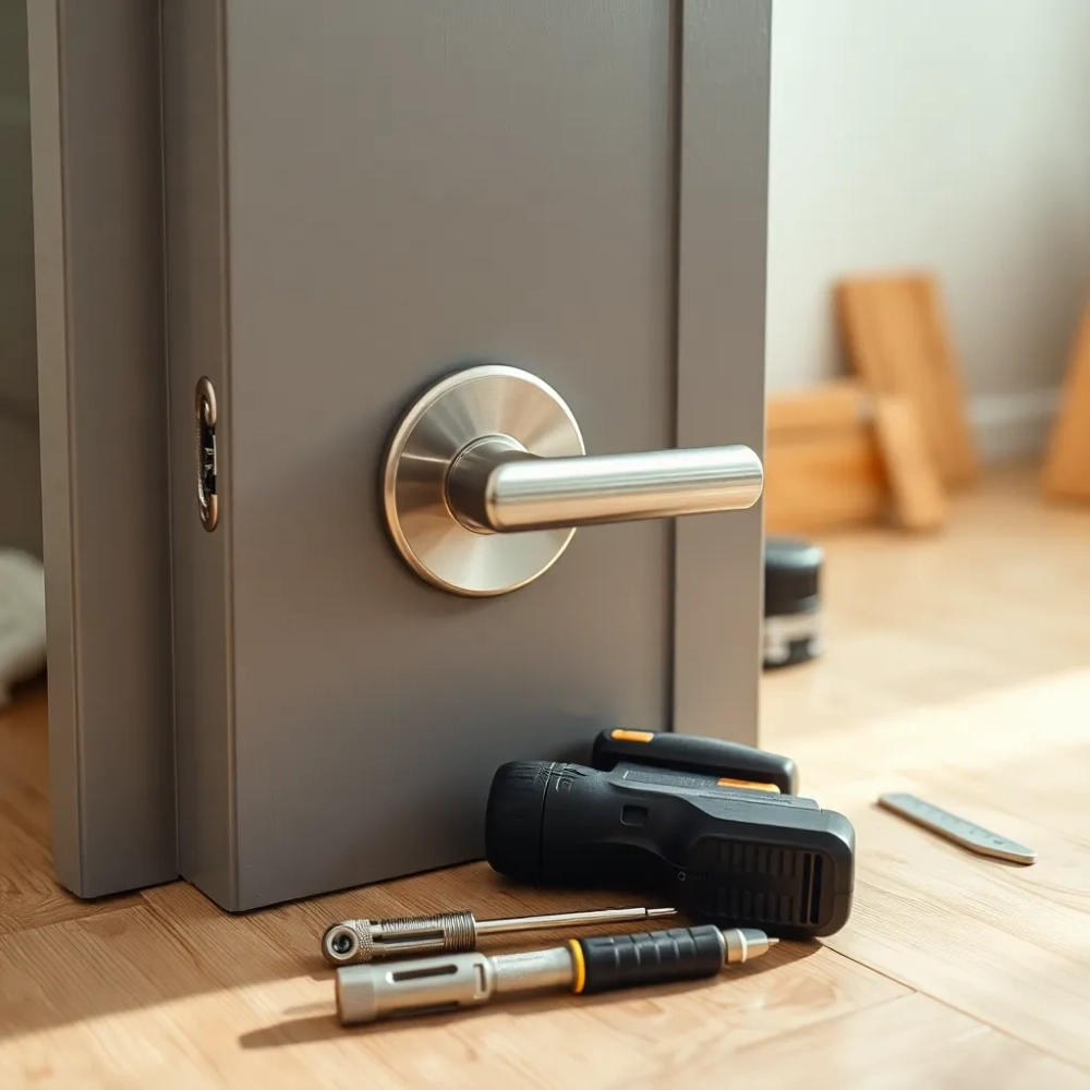 jak zamontować klamkę w drzwiach wewnętrznych