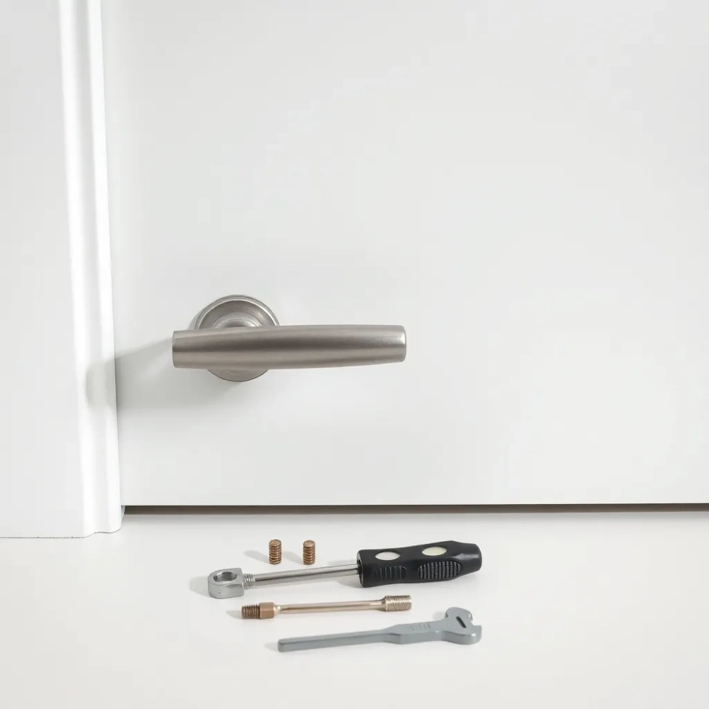 Jak zdemontować klamkę w drzwiach łazienkowych