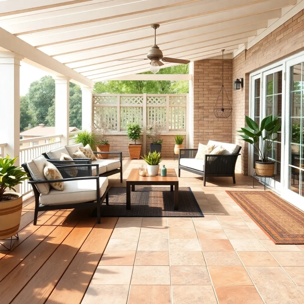 Jaka podłoga na zadaszony taras