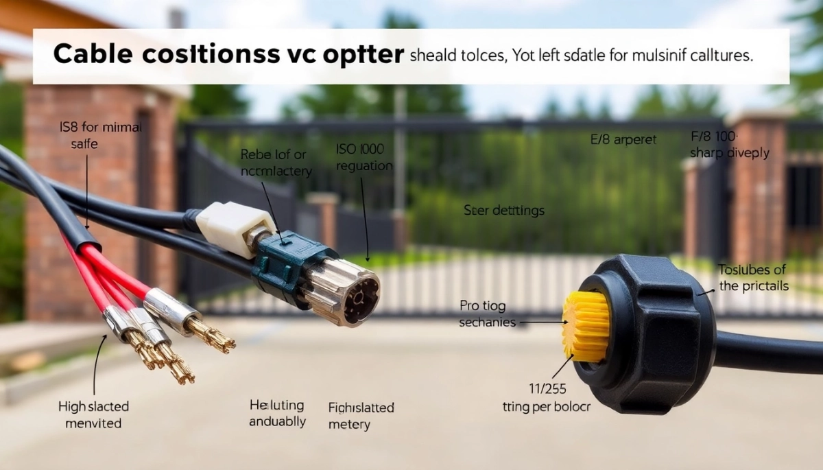 Jaki kabel do bramy wjazdowej