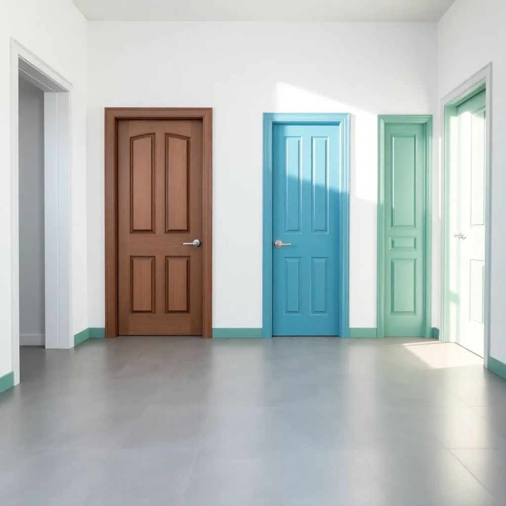Jaki kolor drzwi do szarej podłogi