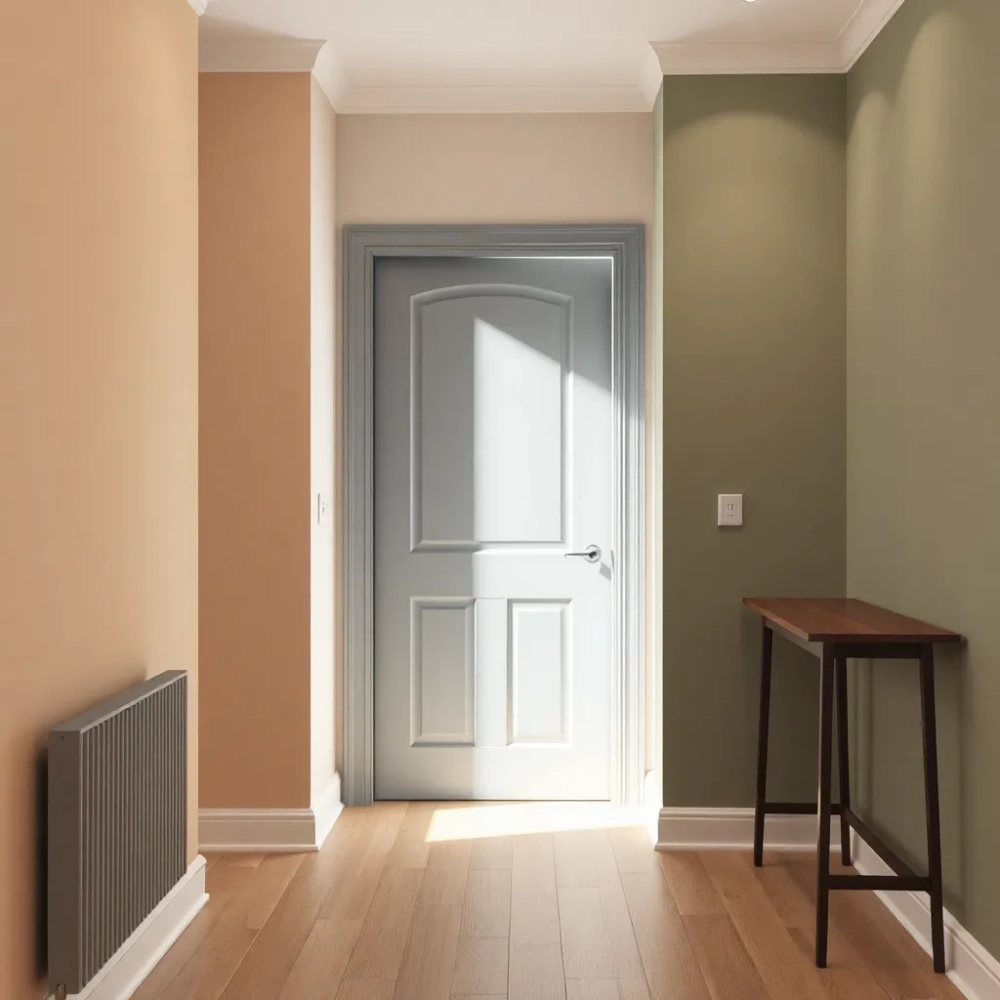 Jaki kolor ścian do szarych drzwi