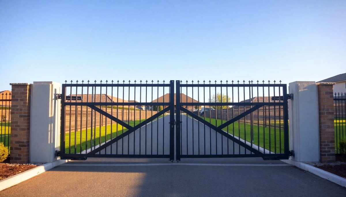Jaki napęd do bramy dwuskrzydłowej na szeroki słupek
