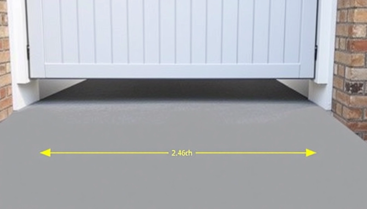 Jaki prześwit pod bramą przesuwna