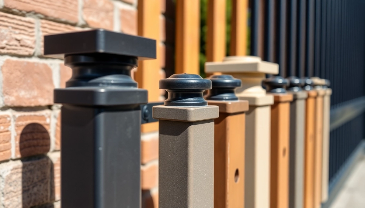 Jakie słupki do bramy przesuwnej