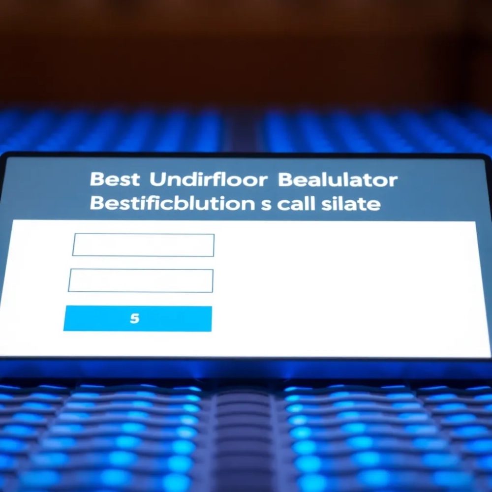 Kalkulator ogrzewania podłogowego