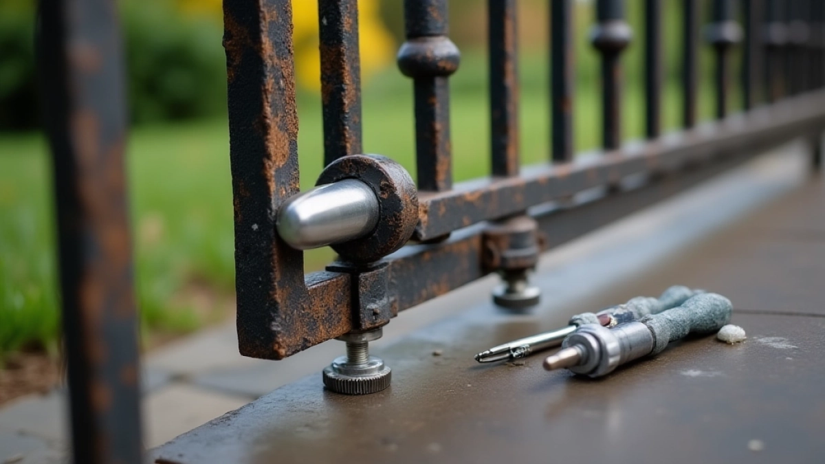 Kalkulator punktów montażowych siłowników do bramy skrzydłowej