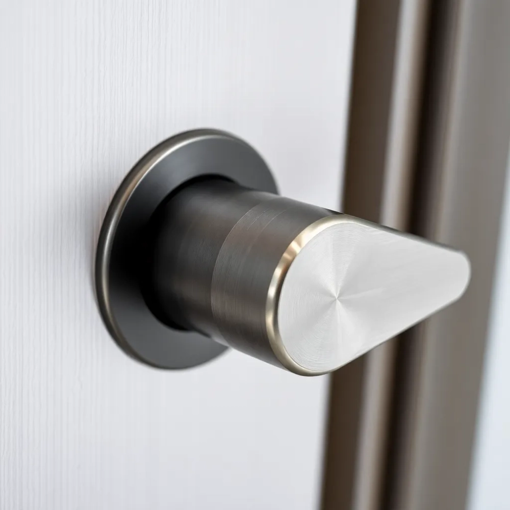 Klamka do drzwi zewnętrznych z wkładką