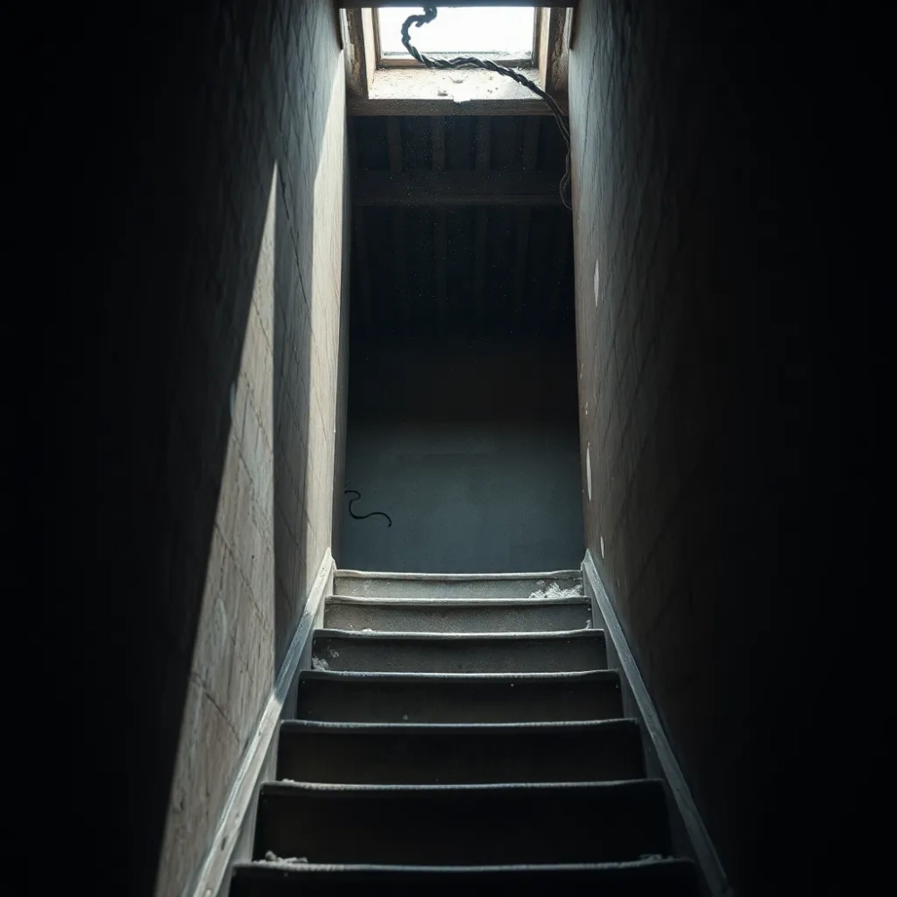 Klatka schodowa na strych