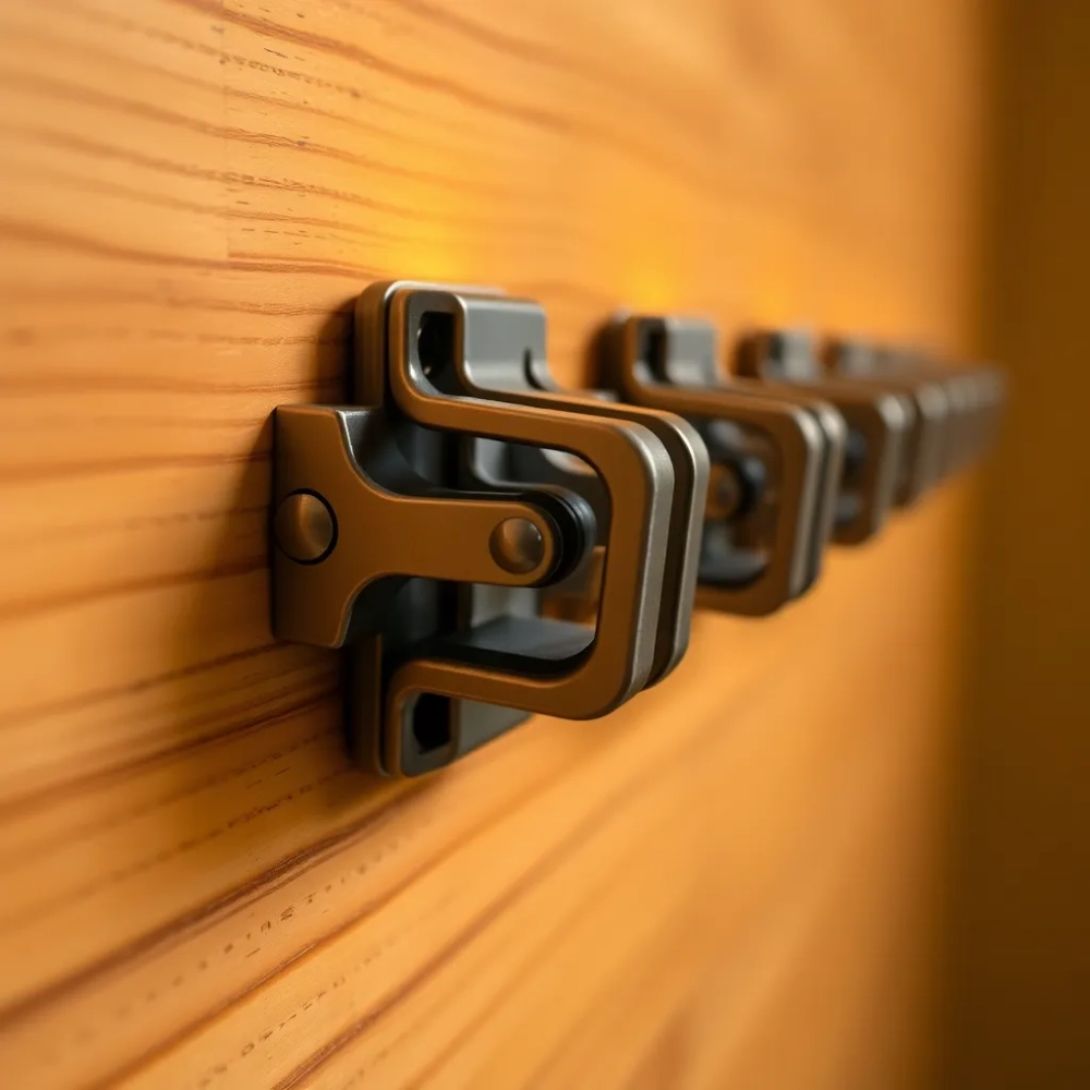 Klipsy do montażu paneli podłogowych na ścianie