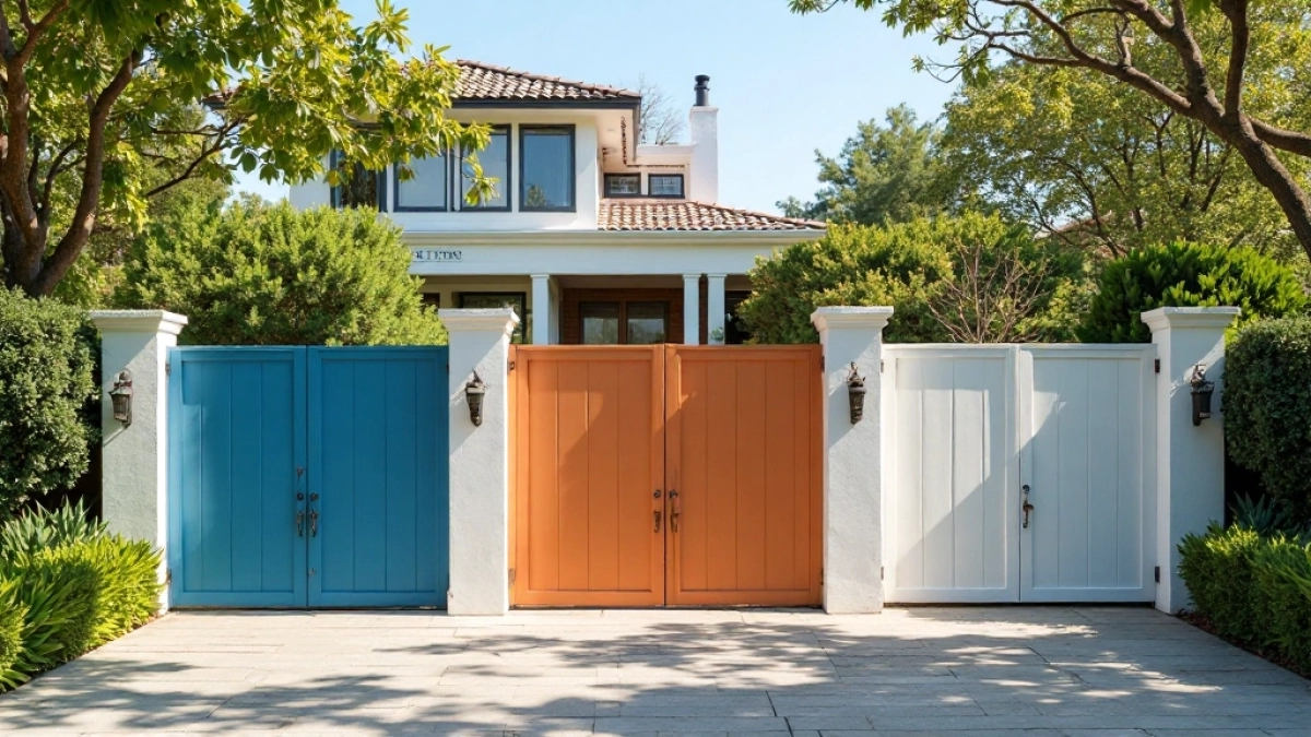 kolory bram wjazdowych