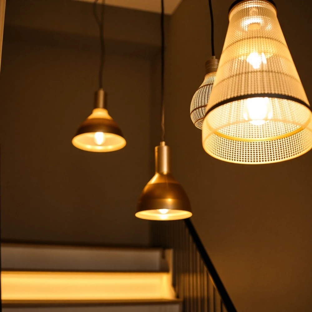 Lampy wiszące na klatkę schodową