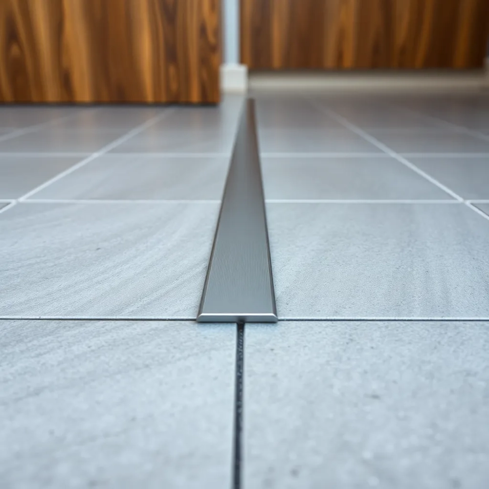 Listwa łącząca płytki z panelami