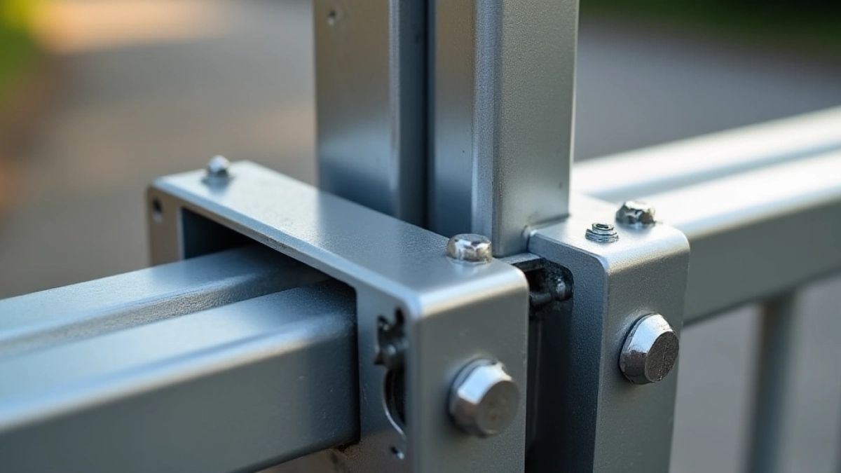 listwa montażowa do bramy dwuskrzydłowej polbram