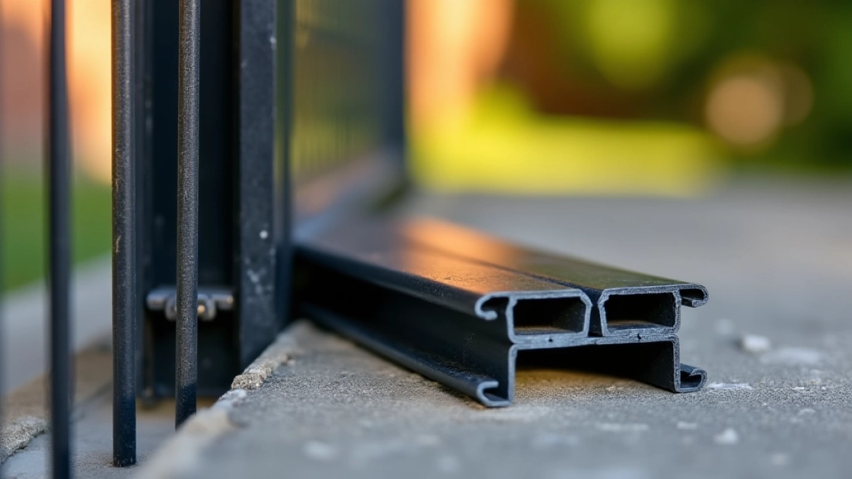 listwa montażowa do bramy dwuskrzydłowej