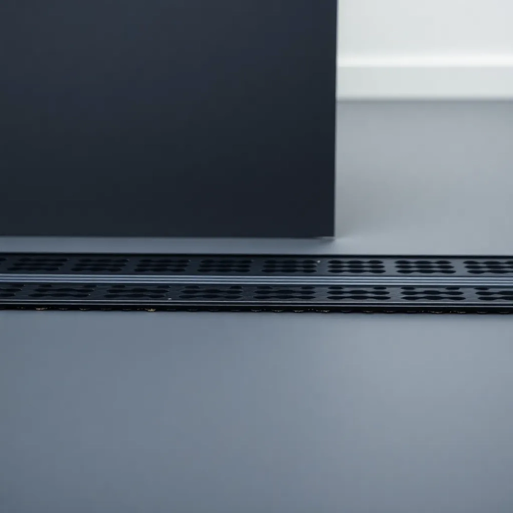 Listwa schodowa aluminiowa czarna