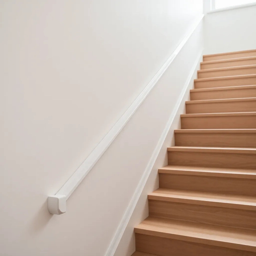 Listwy na ścianę przy schodach