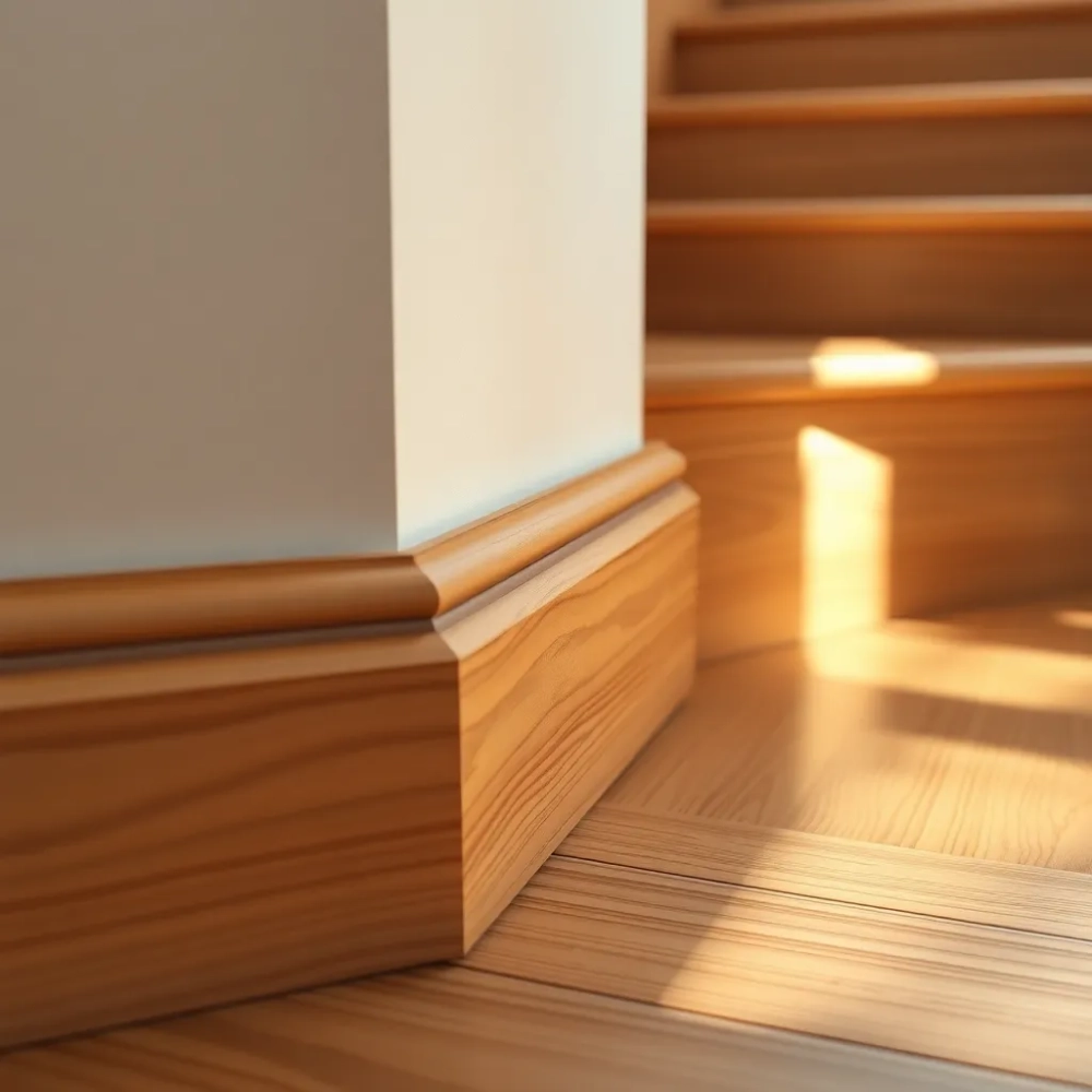 Listwy przypodłogowe na schodach