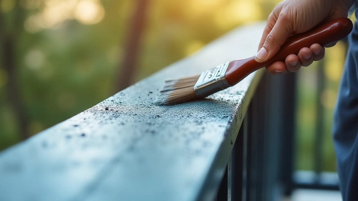 Malowanie balustrady pędzlem cena