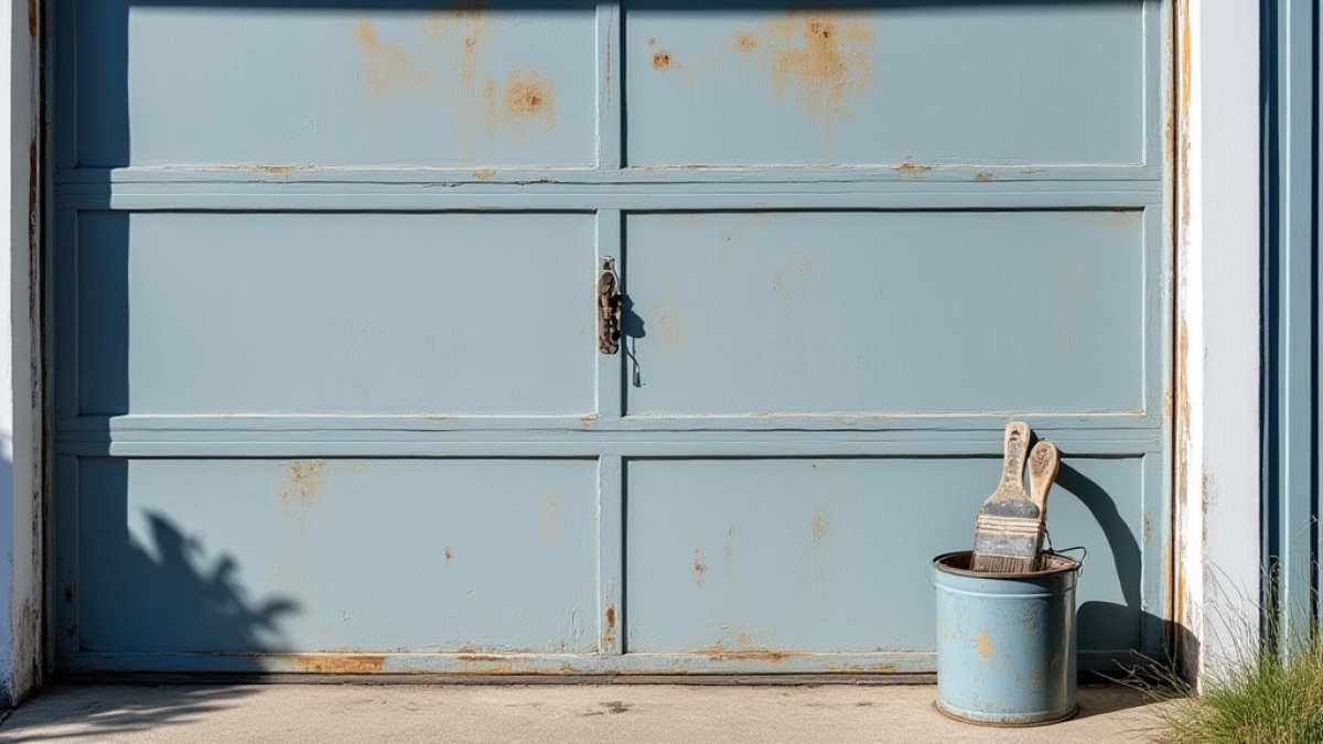 Malowanie bramy garażowej