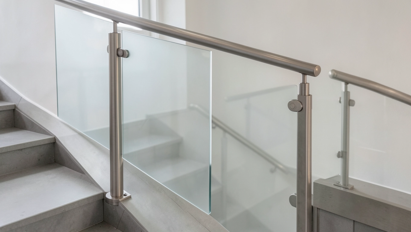 Materiały balustrad panelowych na schody