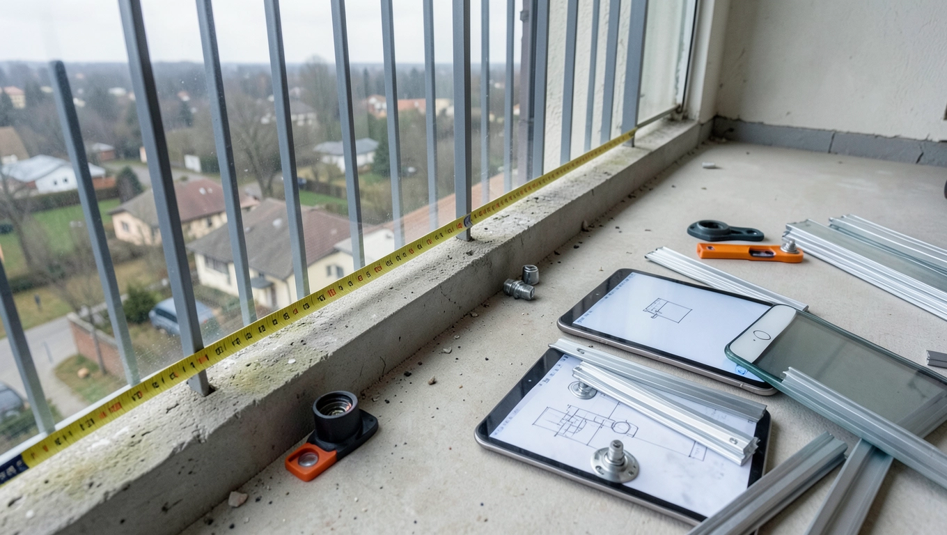 Montaż balustrad balkonowych Łowicz krok po kroku