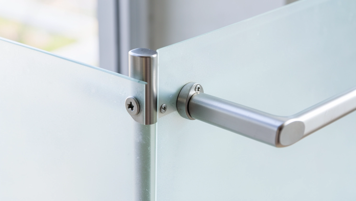 montaż balustrady balkonowej ze szkłem mlecznym