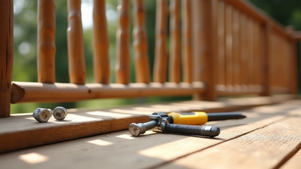 Montaż balustrady drewnianej