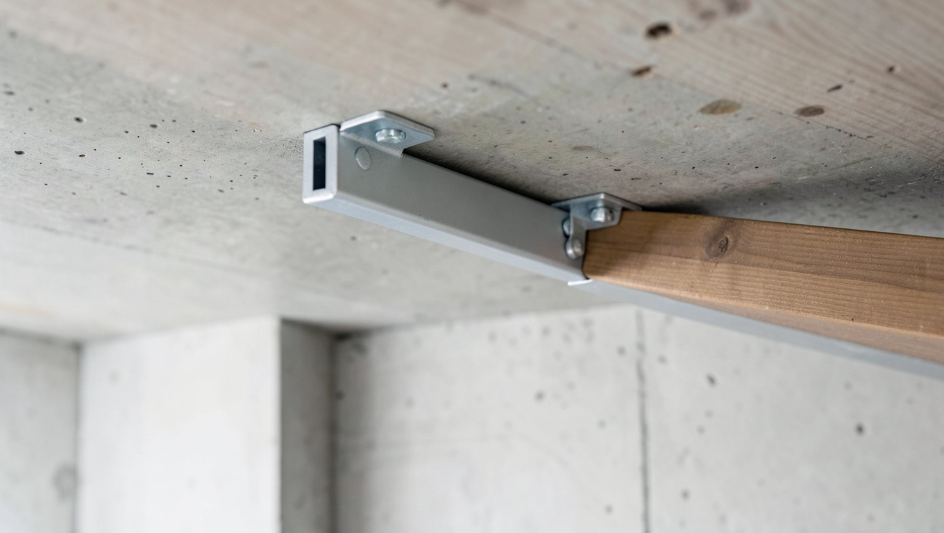 Montaż balustrady prostej do stropu