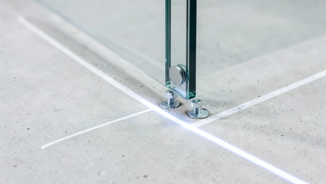 Montaż balustrady szklanej systemowej