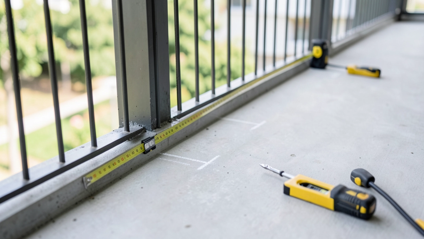 Montaż balustrady sznurowej krok po kroku