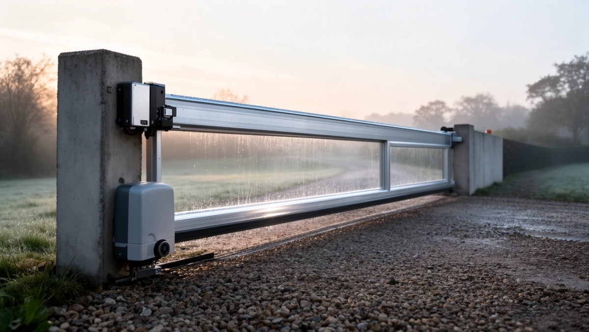 Montaż bramy przesuwnej z napędem