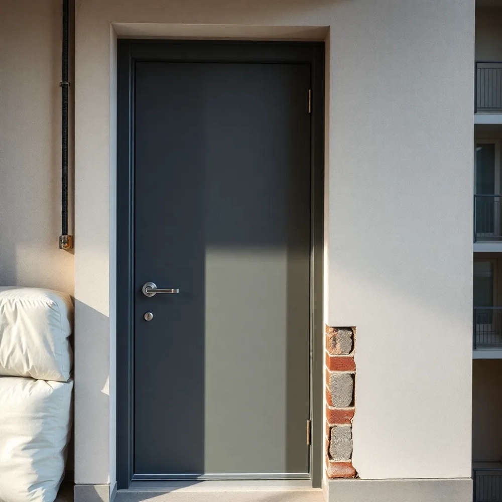 Montaż drzwi zewnętrznych w bloku