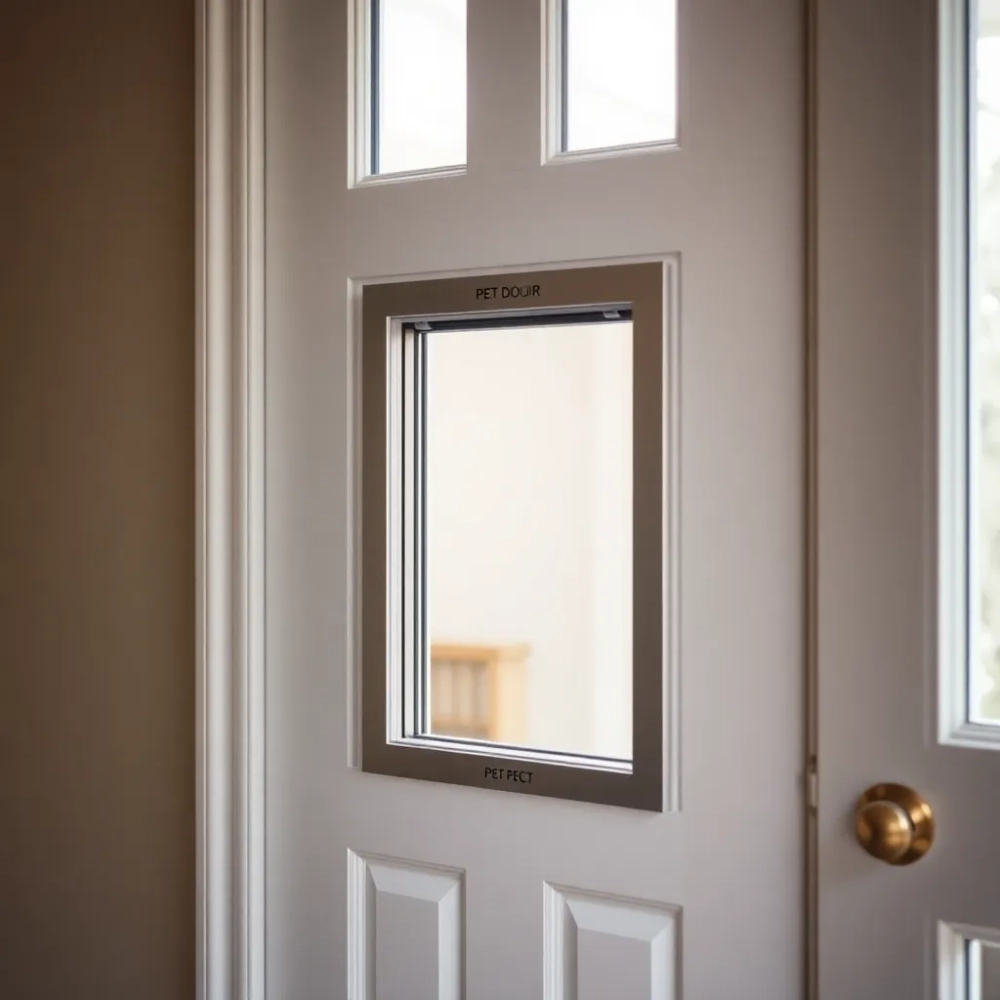 Montaż drzwiczek dla kota