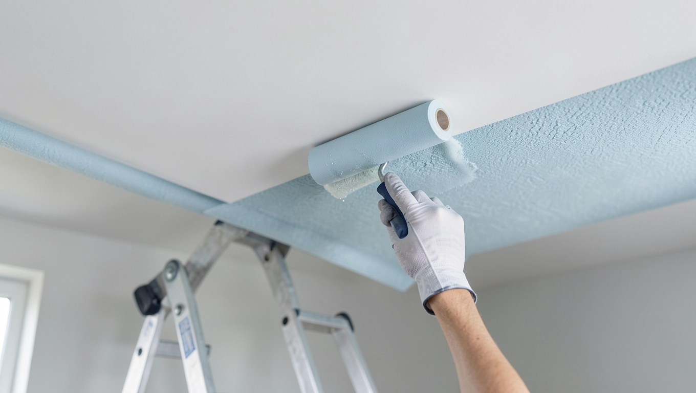 Montaż fototapety 3D na sufit krok po kroku