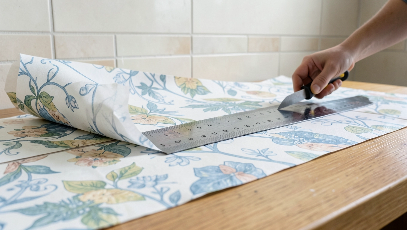 Montaż fototapety na płytki - krok po kroku