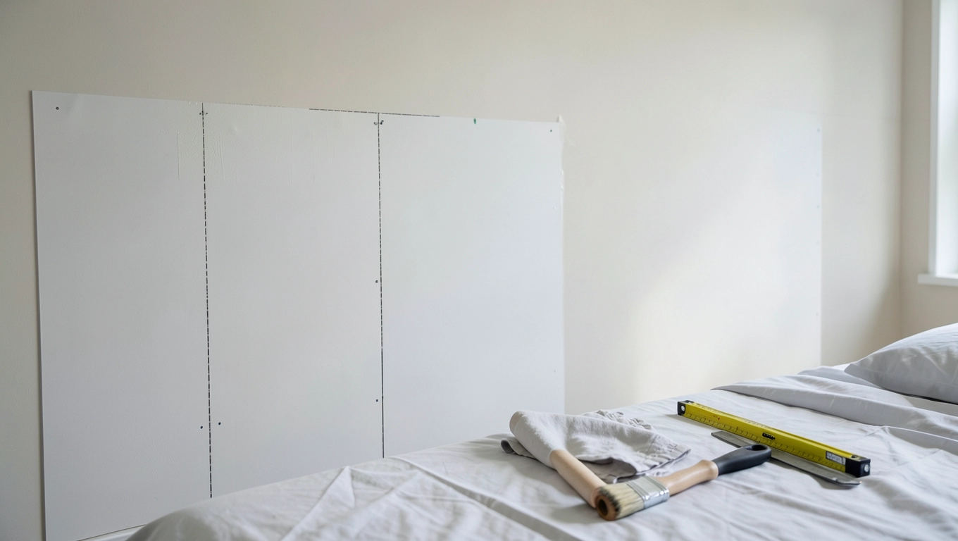 Montaż nowoczesnej fototapety w sypialni krok po kroku