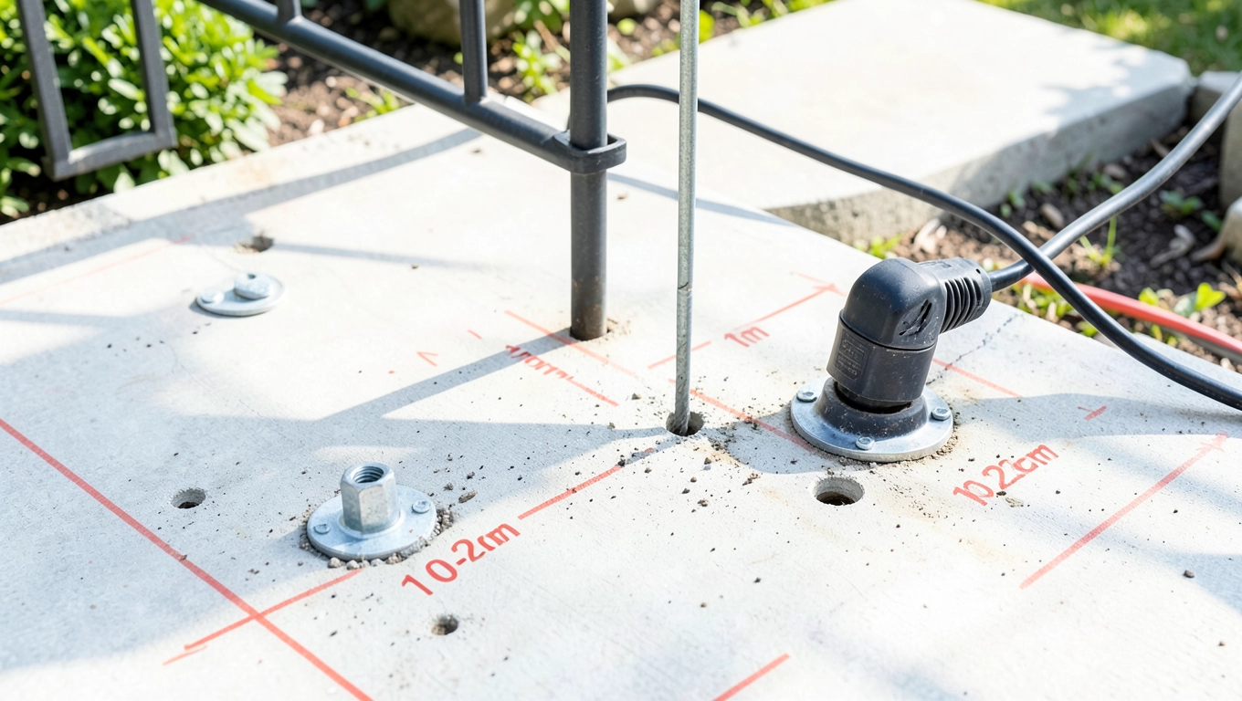 Montaż poręczy balustrad zewnętrznych krok po kroku