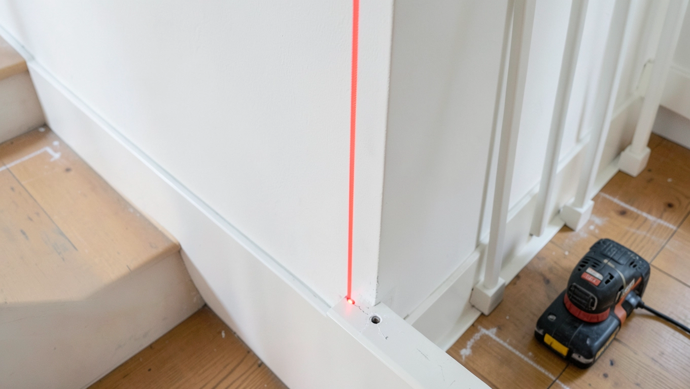 Montaż poręczy schodowej na standardowej wysokości